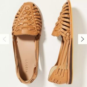 Nisolo tan leather huaraches